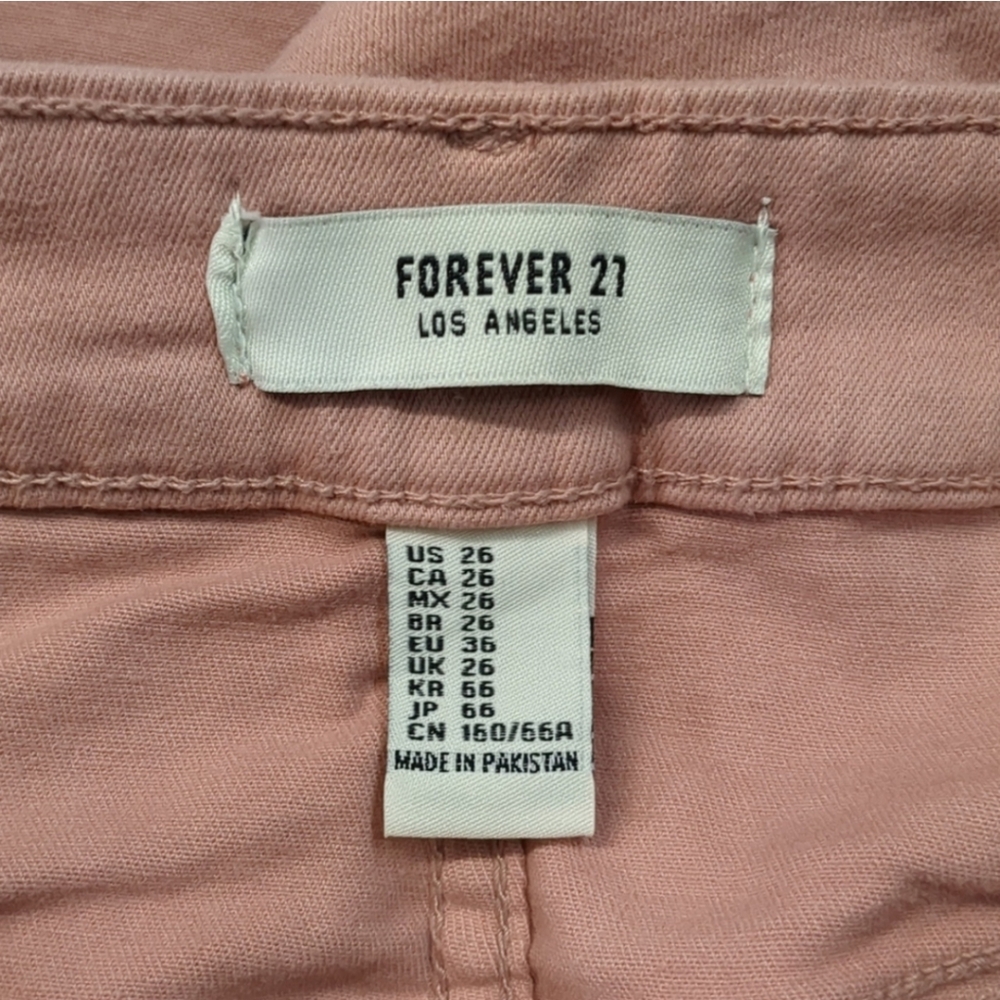 Forever 21 Pink A-Line Mini Denim Skirt - Picture 5 of 6